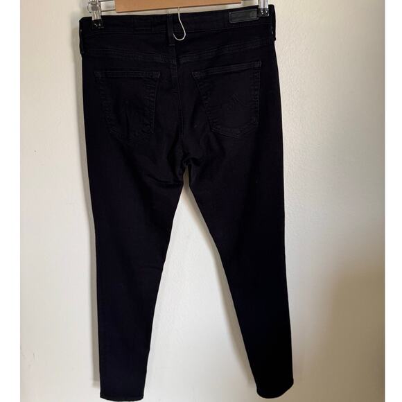 AG Jeans Adriano Goldschmied Super Skinny Ankle Black Size 27 - Picture 3 of 7